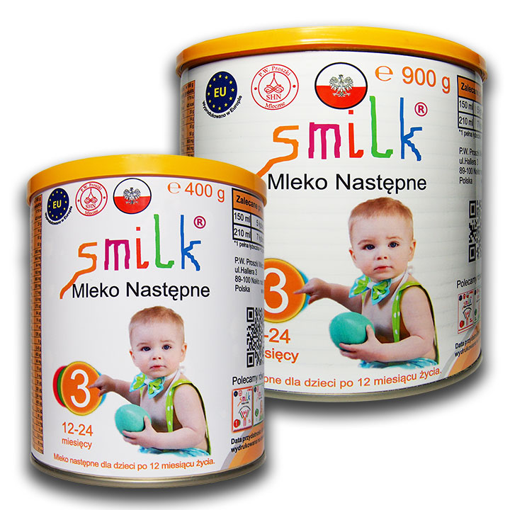 Smilk mleko modyfikowane następne dla dzieci