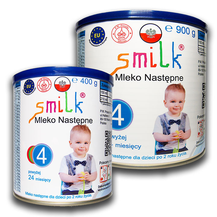 Smilk mleko modyfikowane następne dla dzieci od 24 miesięcy